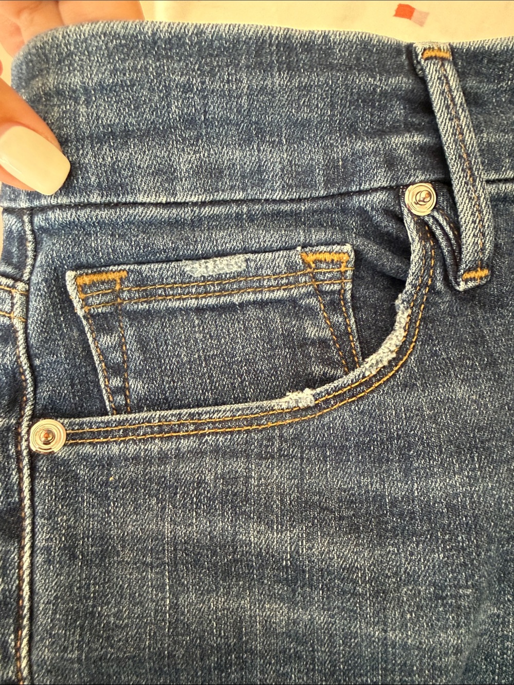 Good American High-Rise Dark Blue Denim Jeans - Picture 10 of 16